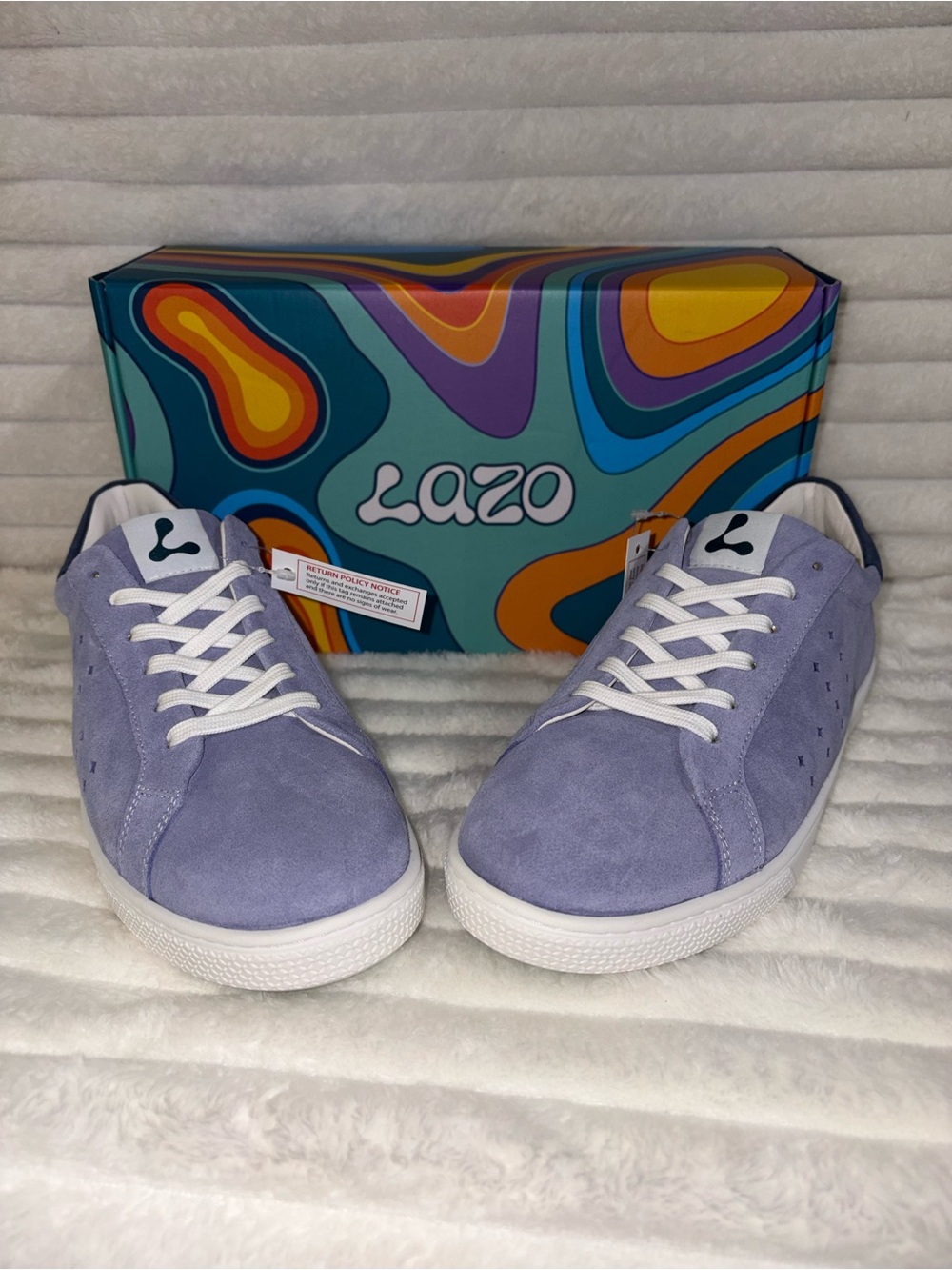 Lazo Halo Galaxy Purple Sneakers with White Laces 9.5M
